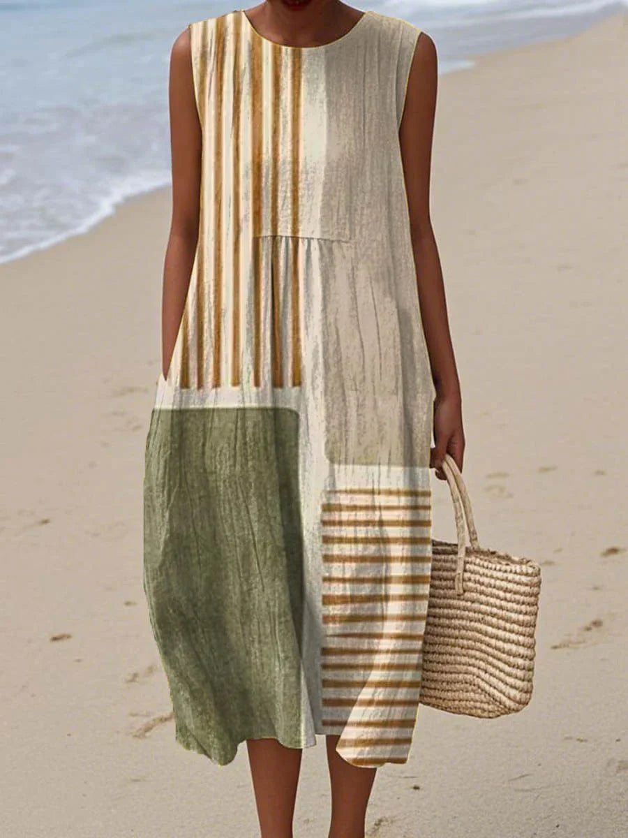 Trisha - Sleeveless Summer Pocket Dress