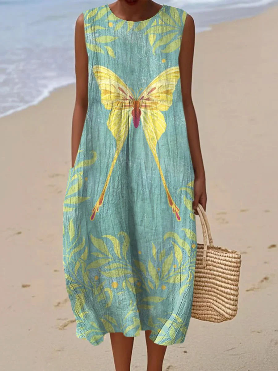 Tara - Sleeveless Summer Pocket Dress