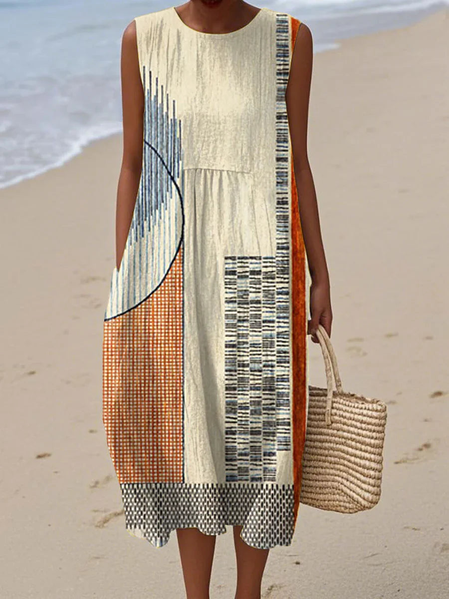 Maribel - Sleeveless Summer Pocket Dress