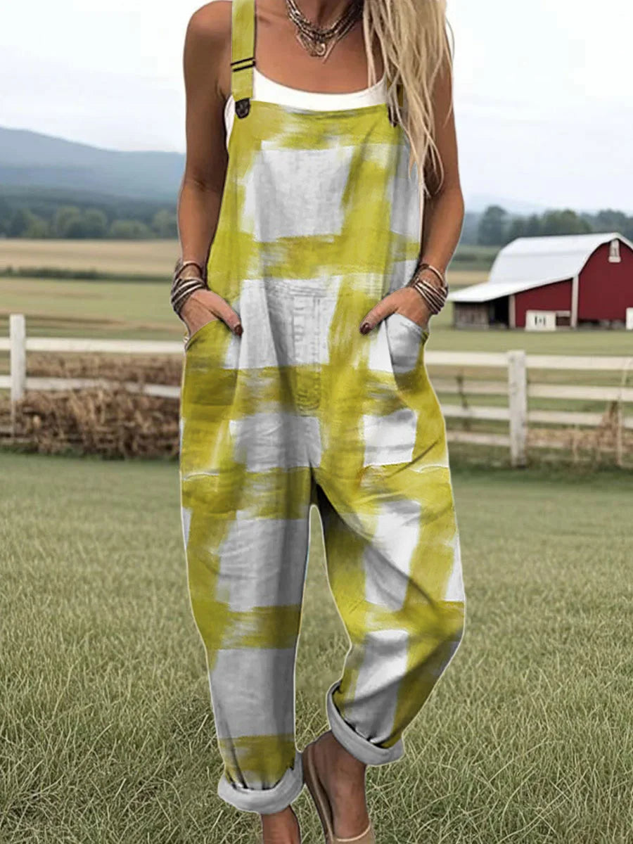 Oakley - Art Printed Wide Leg Jumpsuit