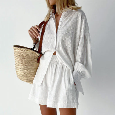 Elizabeth | Relaxed Fit Breezy Shirt and Shorts Set