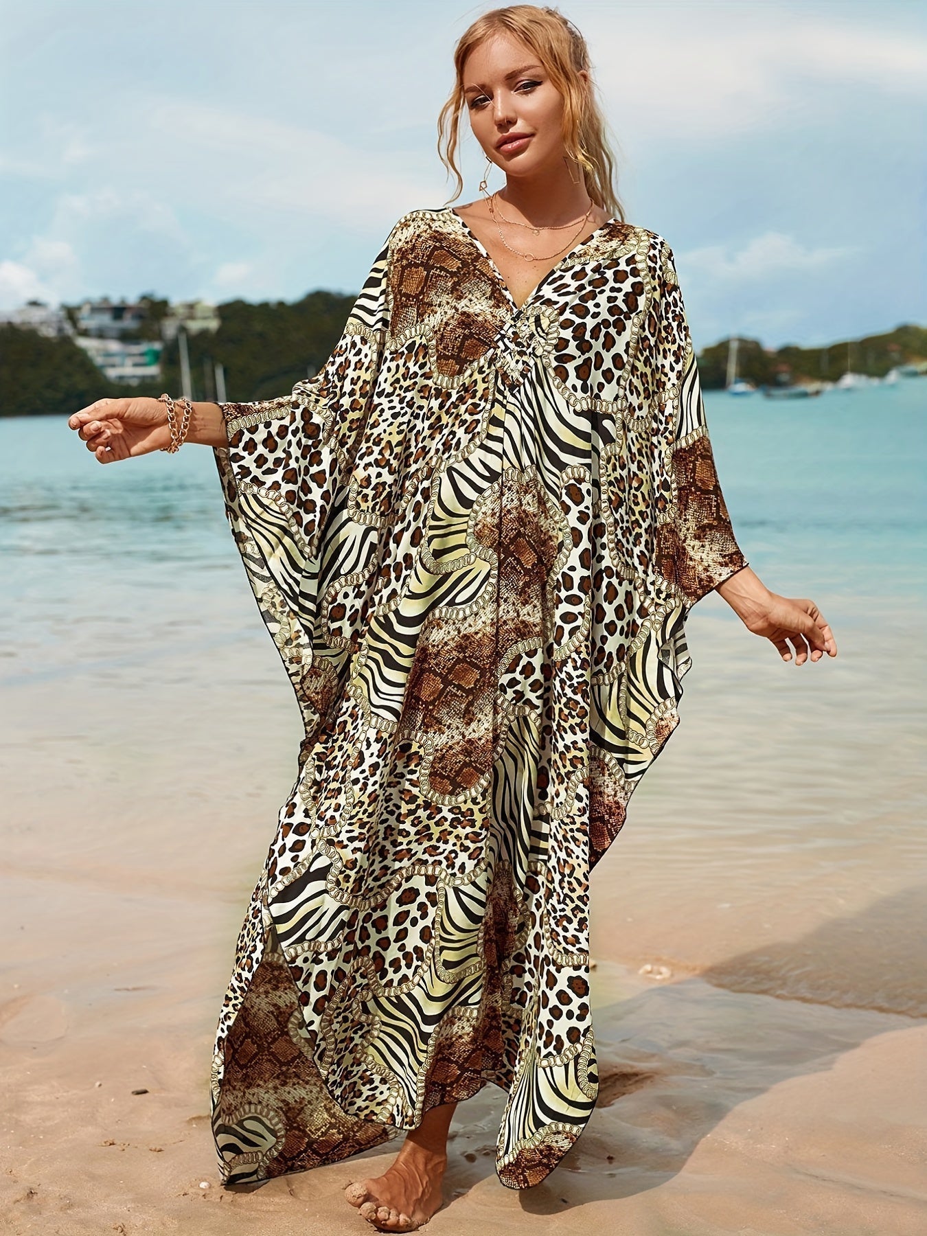 Amara | Wild Safari Beach Dress