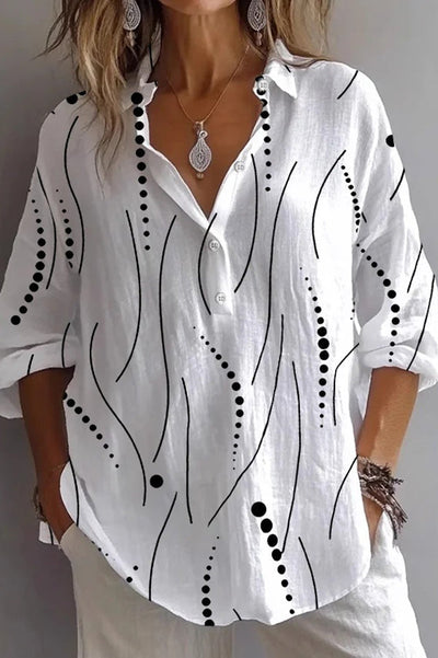 Dyane - Loose Fit Floral Print Blouse