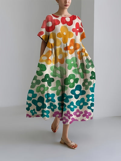 Rainbow Garden Dress