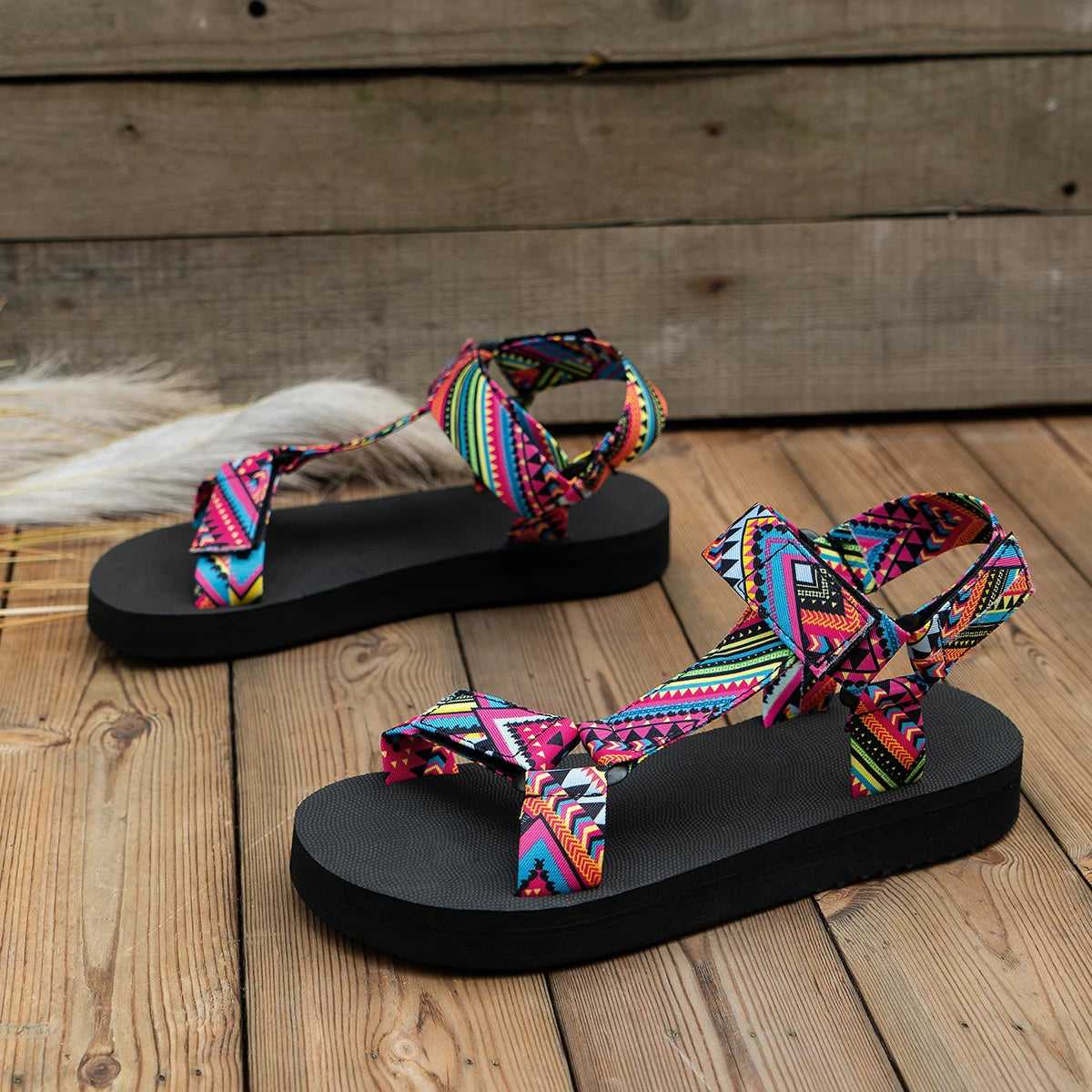 Amelie | Lightweight Women's Summer Sandals with Colourful Design