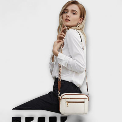 Mira™ -  Elegant Leather Shoulder Bag