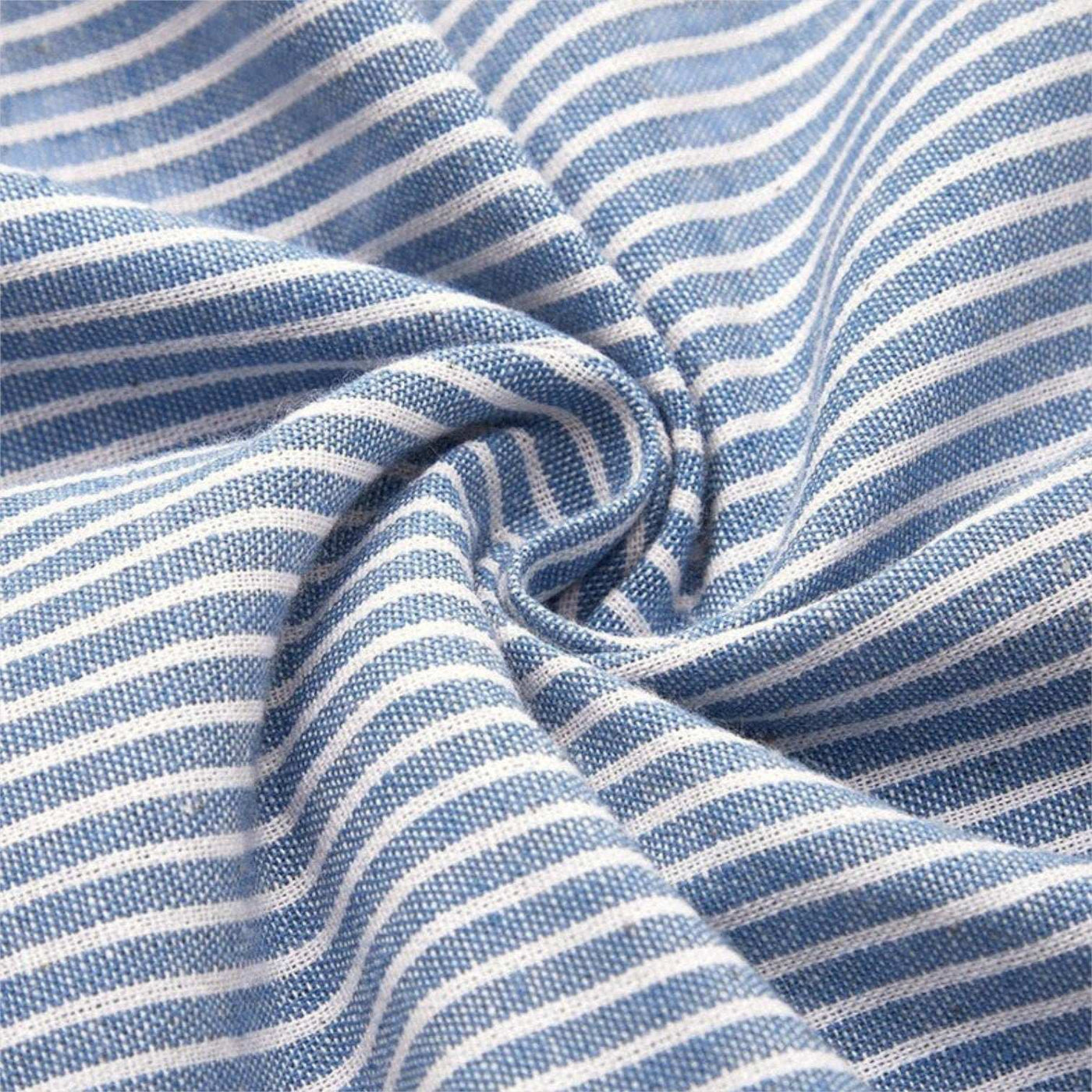 MIRONE | Midi striped cotton dress