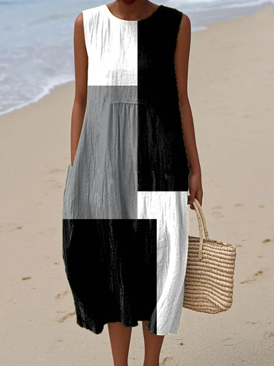 Mona - Sleeveless Summer Pocket Dress