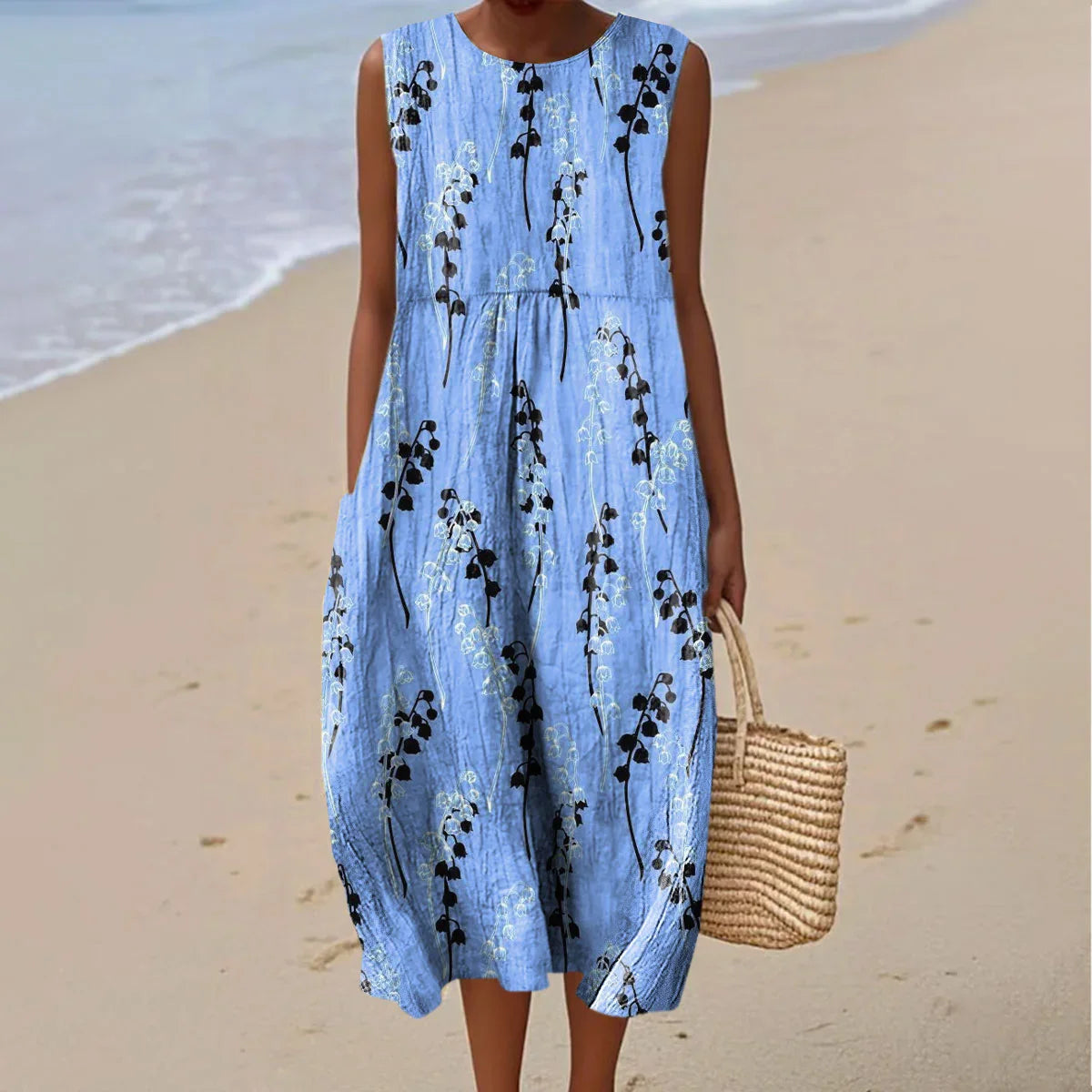 Stella - Sleeveless Summer Pocket Dress