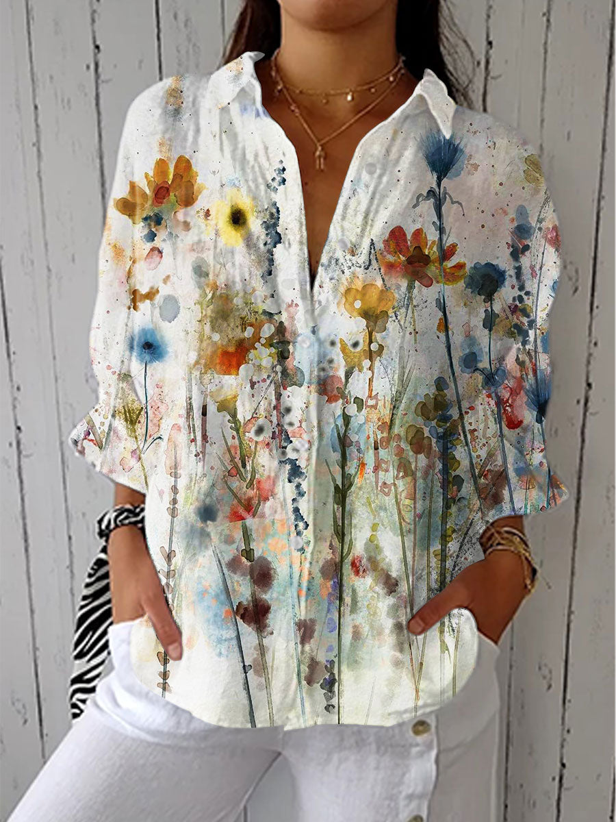 Thalassa - Retro Style Blouse