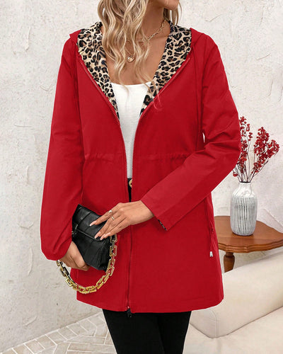 Jenn - Reversible Leopard Print Cardigan