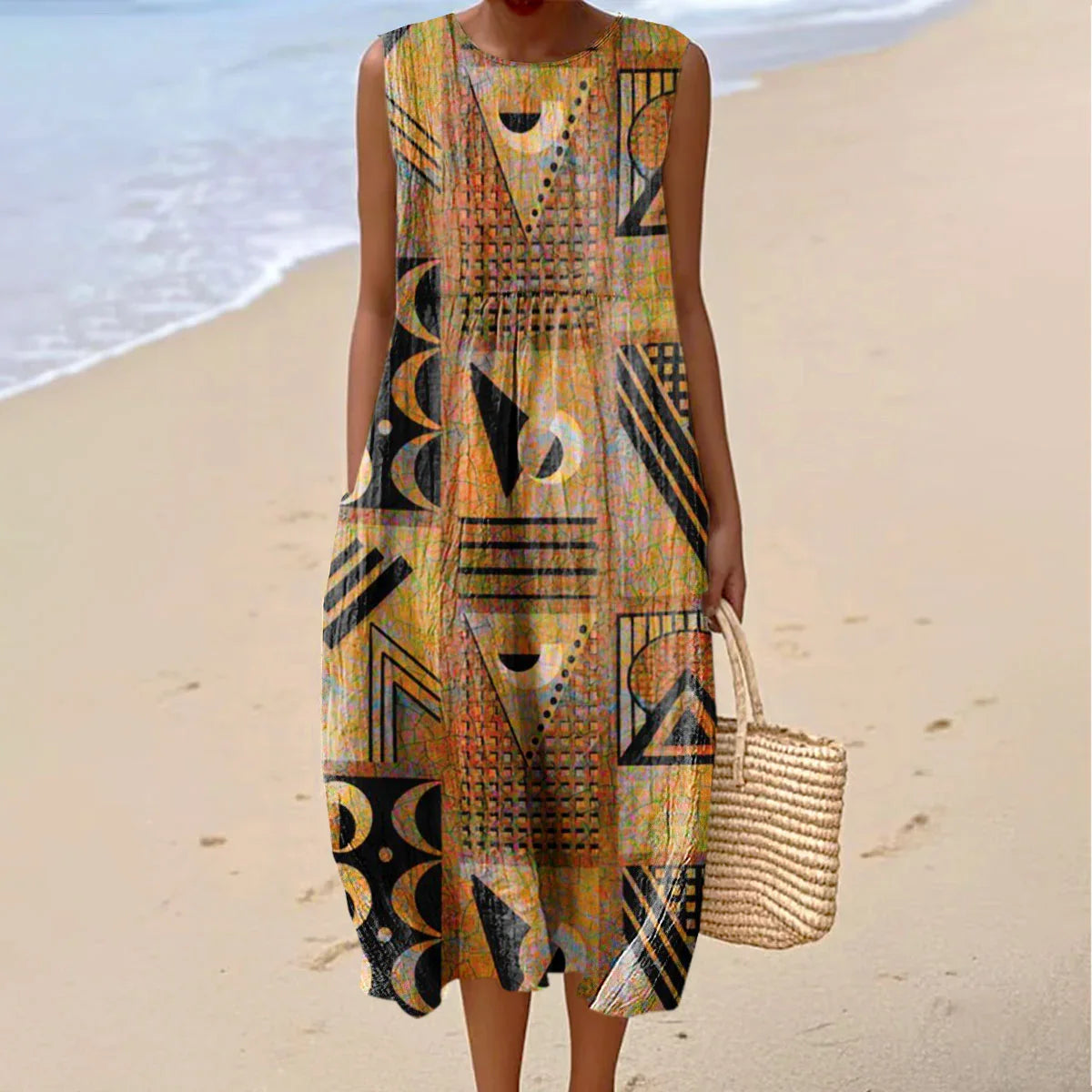 Doreen - Sleeveless Summer Pocket Dress