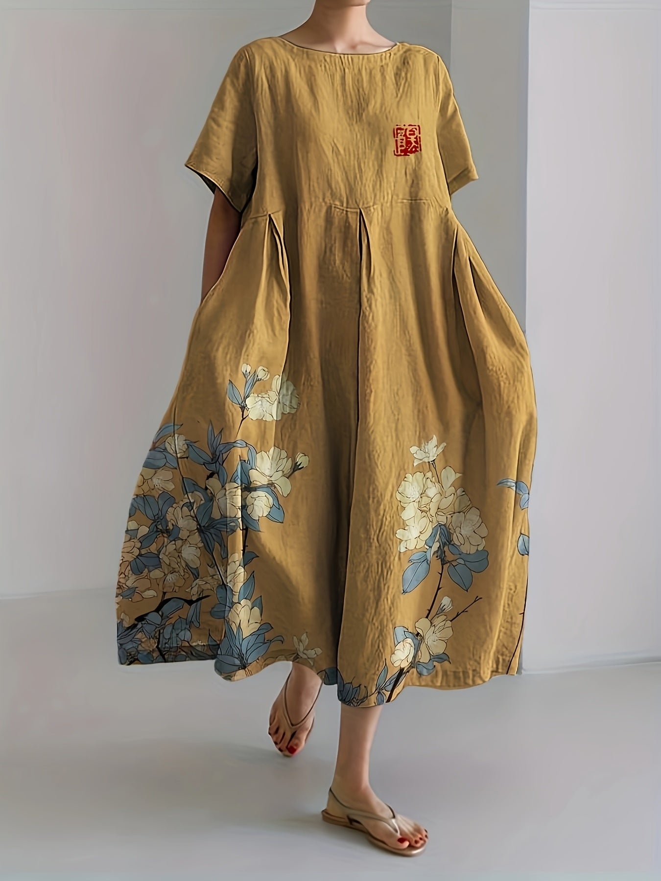 Golden Blossom Midi