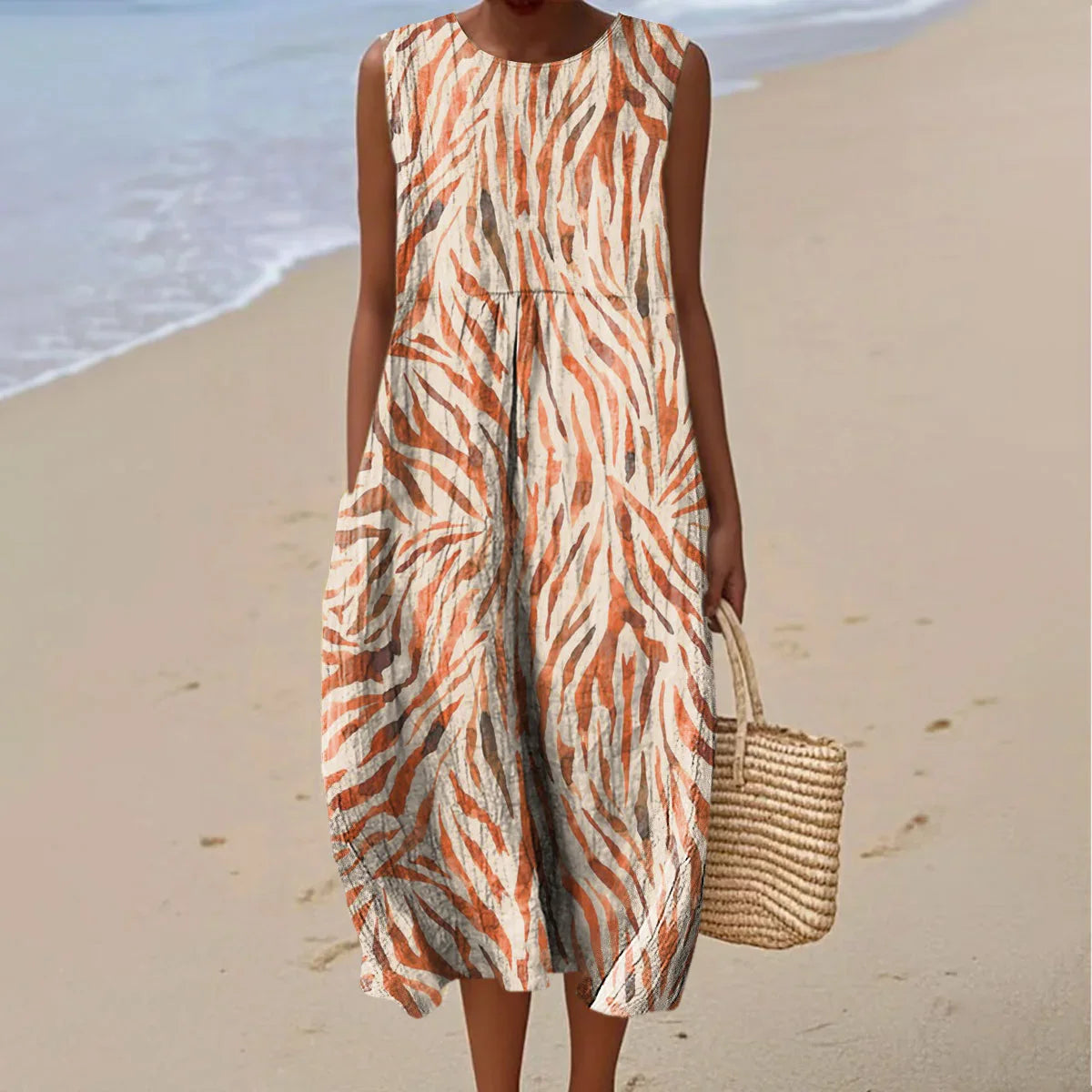 Shira - Sleeveless Summer Pocket Dress