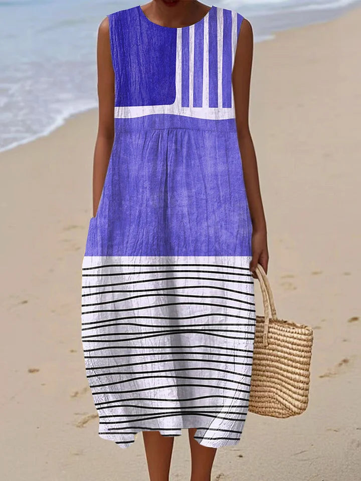 Nora - Sleeveless Summer Pocket Dress