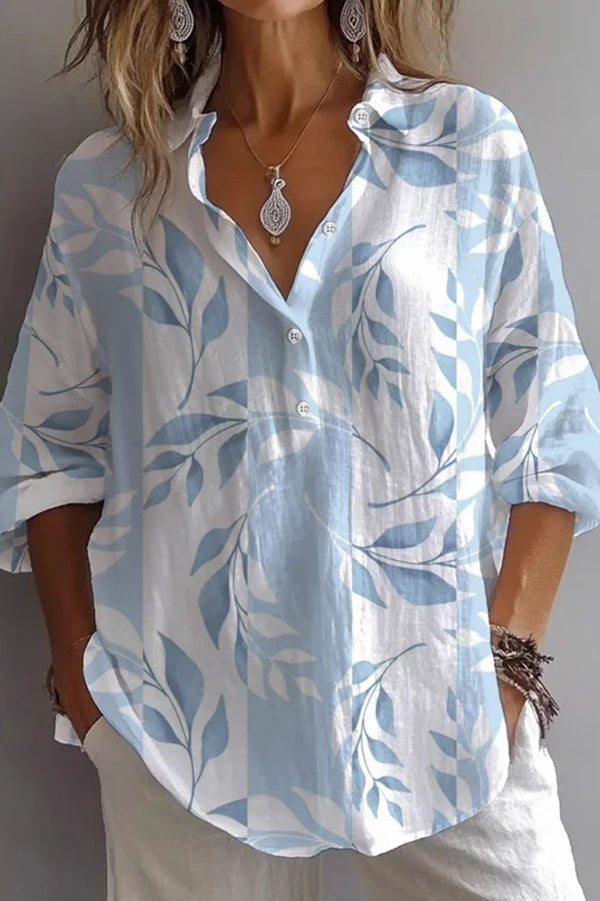 Dyane - Loose Fit Floral Print Blouse