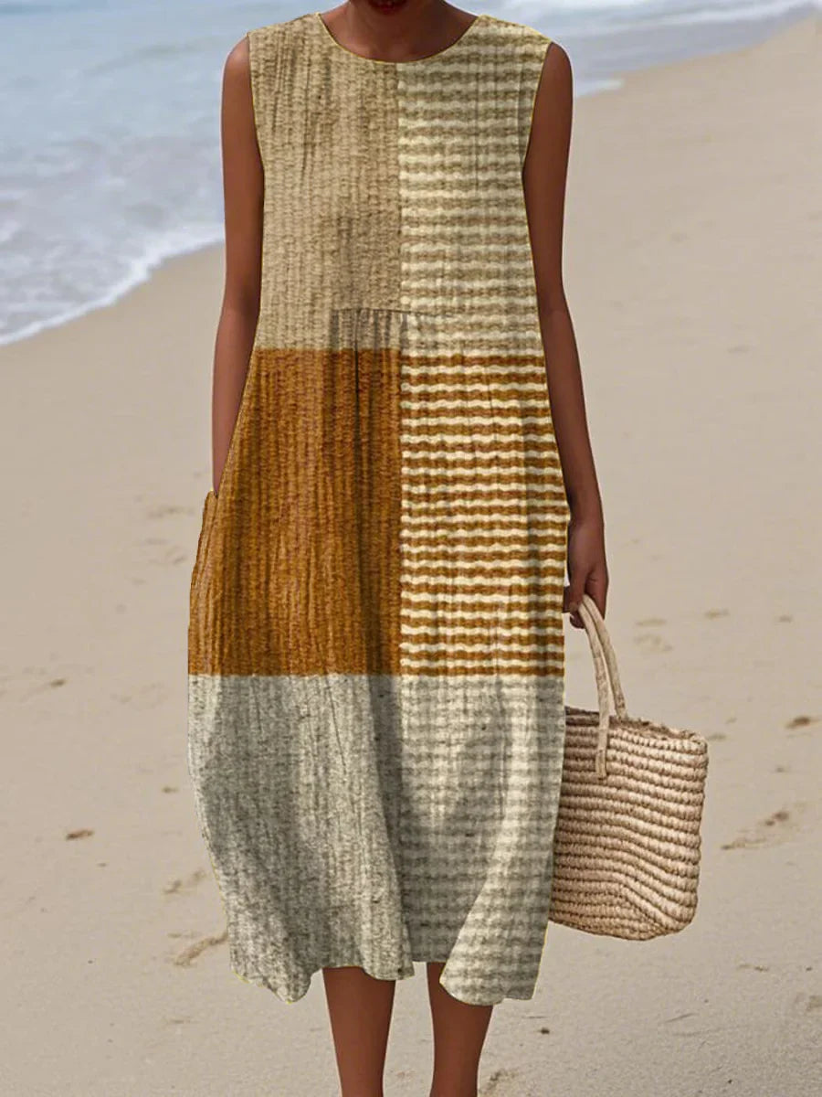 Lorna - Sleeveless Summer Pocket Dress