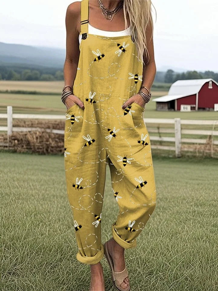 Phoenix - Art Printed Wide Leg Jumpsuit