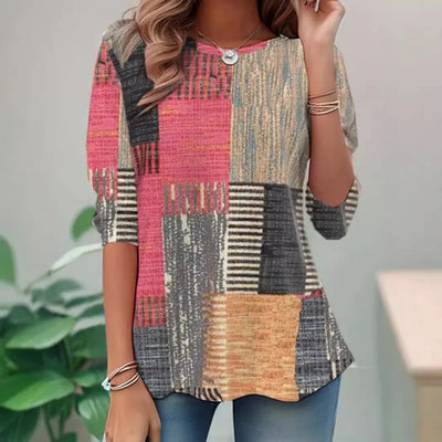 Mira - Striped Comfort Blouse