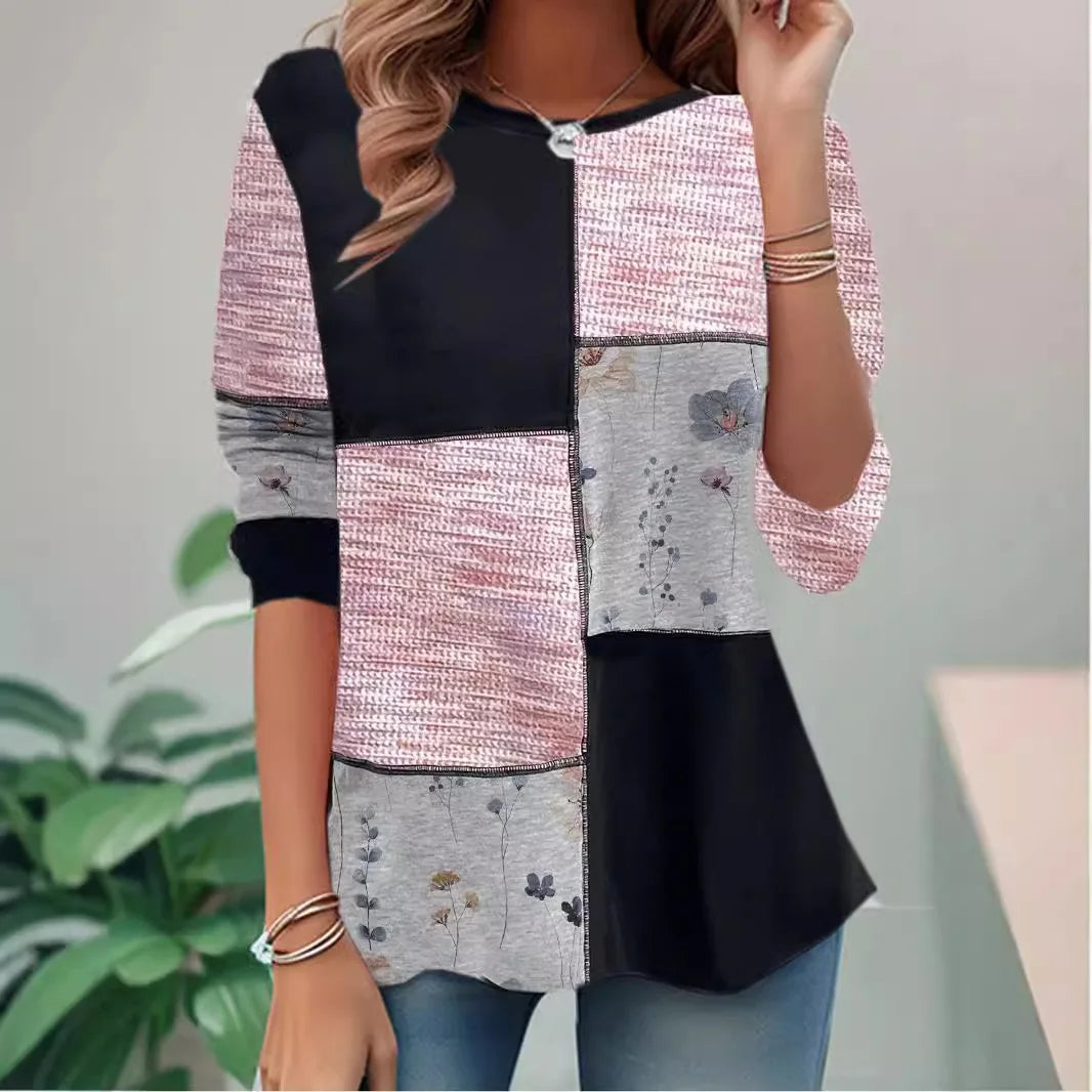 Mira - Striped Comfort Blouse