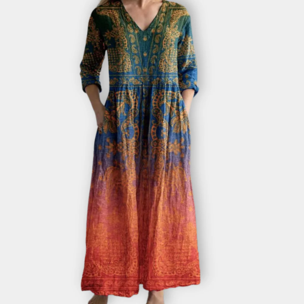 Samantha | Comfortable Loose-Fit Maxi Dress