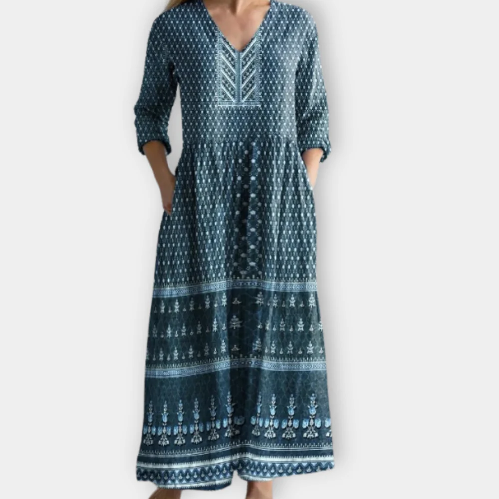 Jasmine | Comfortable Loose-Fit Maxi Dress