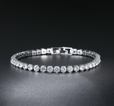 Tennis bracelet | Silver