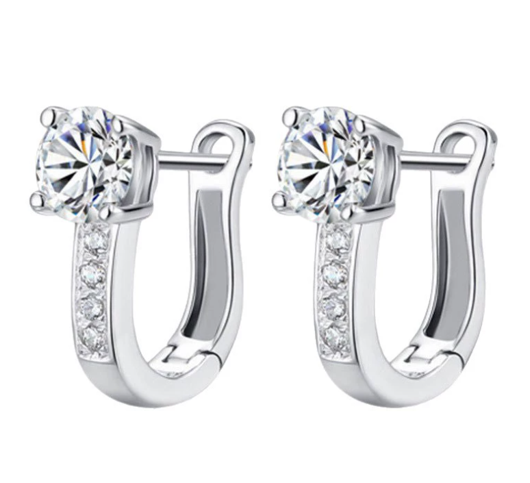 Channel Huggie Earrings | Gold