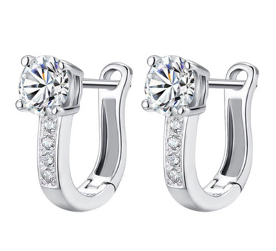 Channel Huggie Earrings | Gold