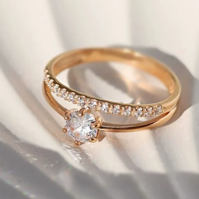 Savaya ring set | Gold