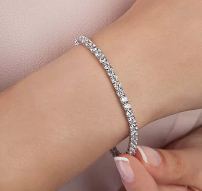 Tennis bracelet | Silver