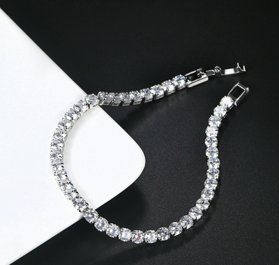 Tennis bracelet | Silver