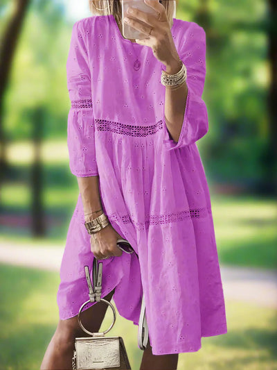 Elena | Tummy|Contouring Embroidered Dress