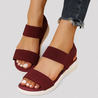 Sandra - Wedge Heel Orthopedic Sandal