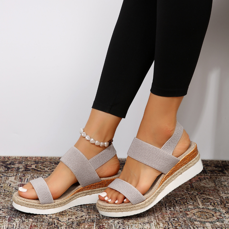 Sandra - Wedge Heel Orthopedic Sandal