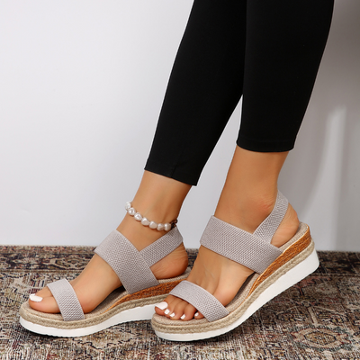 Sandra - Wedge Heel Orthopedic Sandal