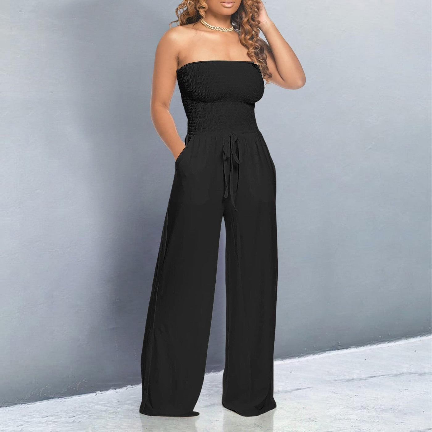 Isadora - Trendy Off-Shoulder Jumpsuit