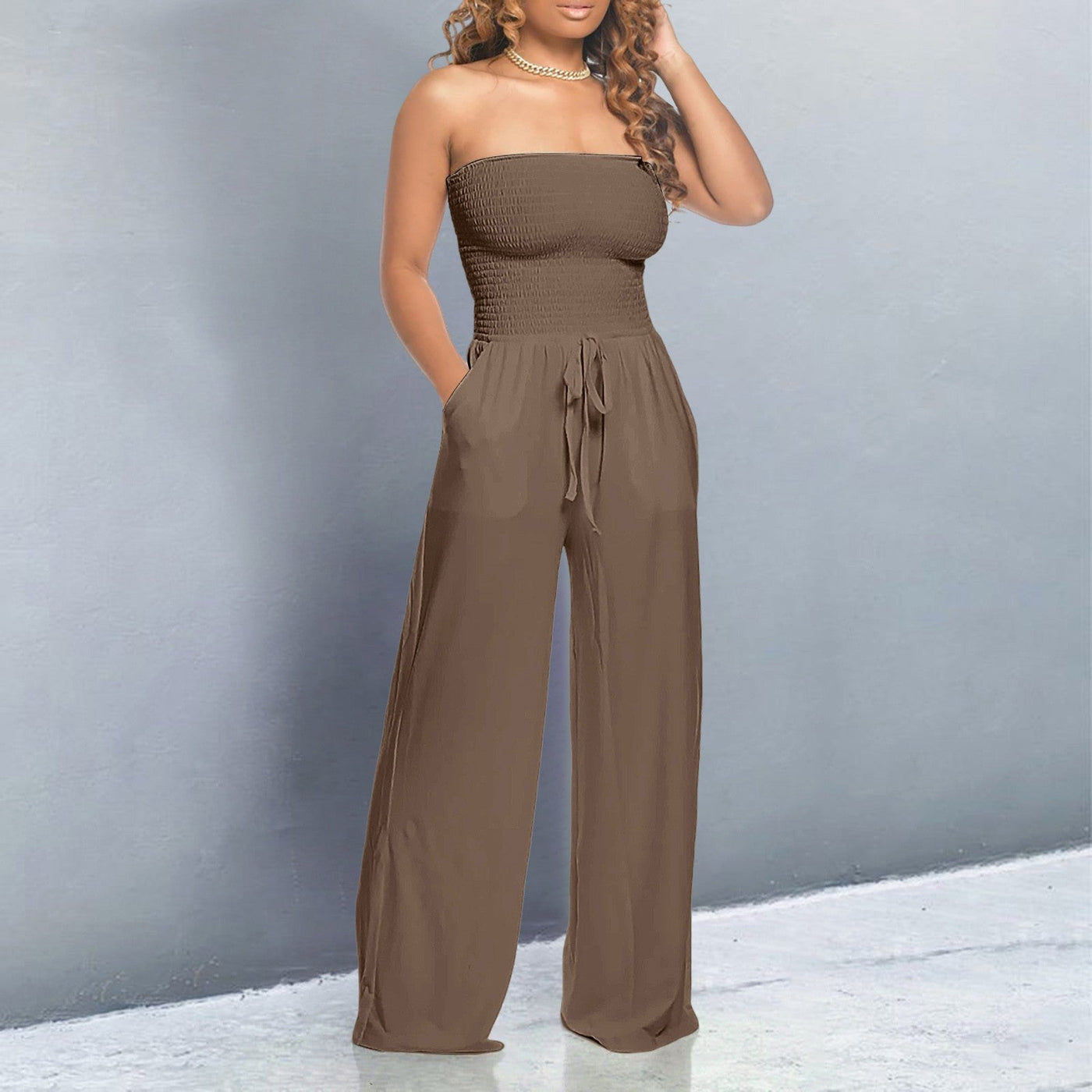 Isadora - Trendy Off-Shoulder Jumpsuit