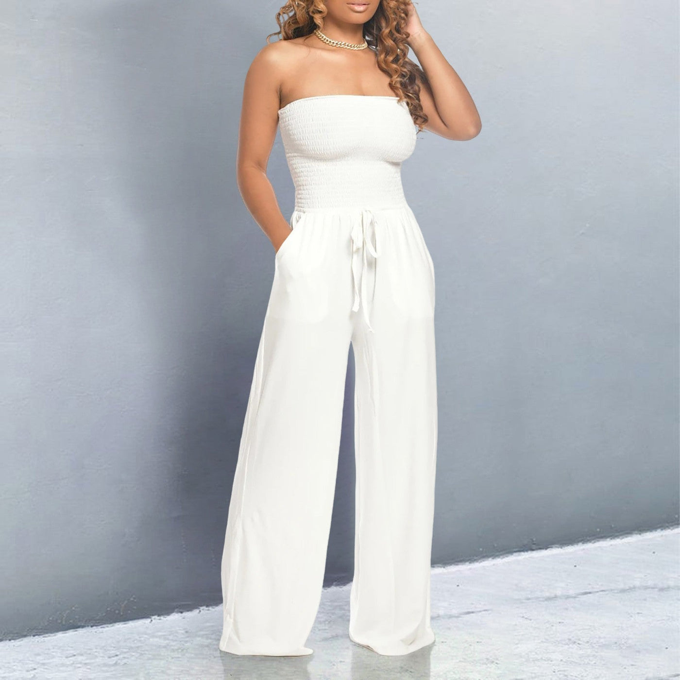 Isadora - Trendy Off-Shoulder Jumpsuit