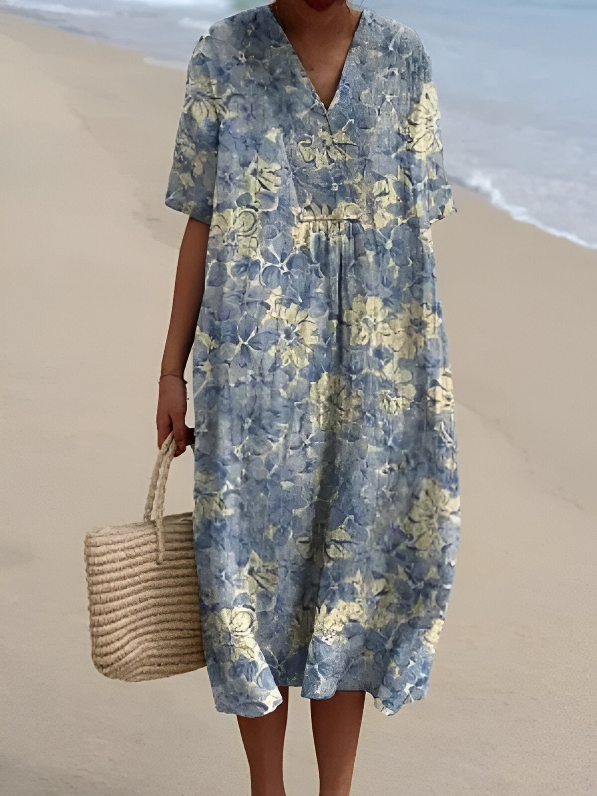 Cassandra | Casual Stylish Floral Midi Dress