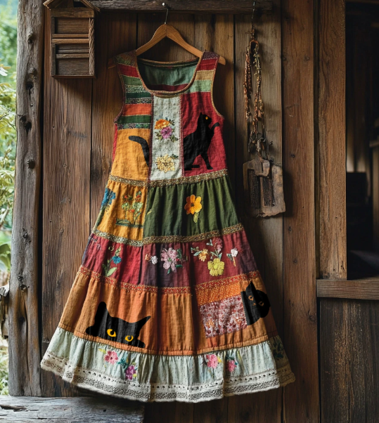 European Vintage Design Tank Dress