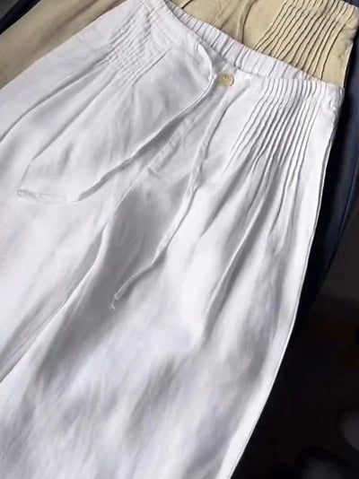 WHITE | Linen trousers